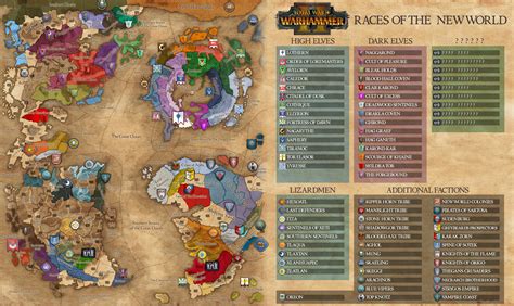 total war warhammer interactive map.